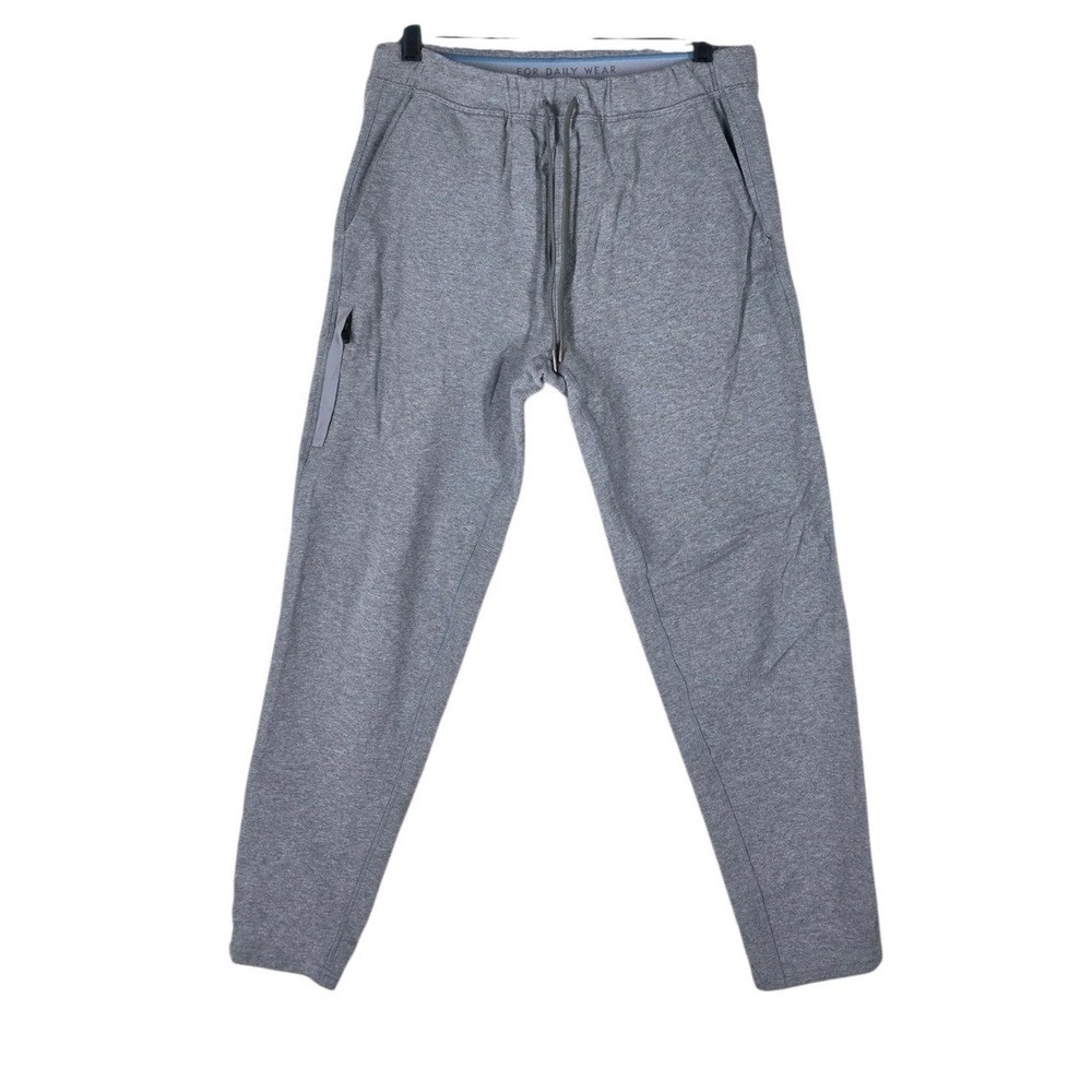 Mack Weldon Ace Sweatpants Mens M (30-32 x27) Heather Grey French Terry Joggers